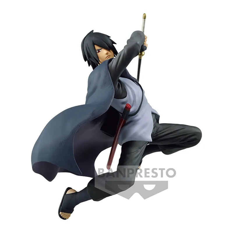 17cm Figurine Bandai Banpresto (édition Vibration Stars) - Boruto : Naruto Next Generations  |  Uchiha Sasuke modèle d'action à collectionner, parfait pour les enfants et les fans d'anime. Idéal comme jouet ou objet de décoration