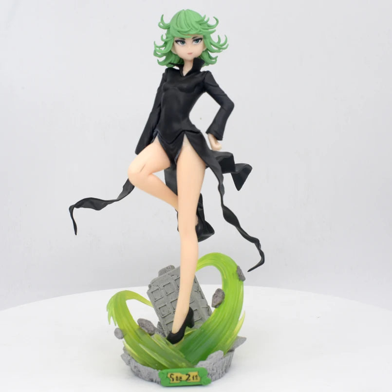 22cm Figurine One Punch Man | Figurine en PVC de Tatsumaki, alias Tornade Tragique, de One Punch Man. Un modèle de collection idéal pour les fans d'anime et un cadeau parfait pour les enfants