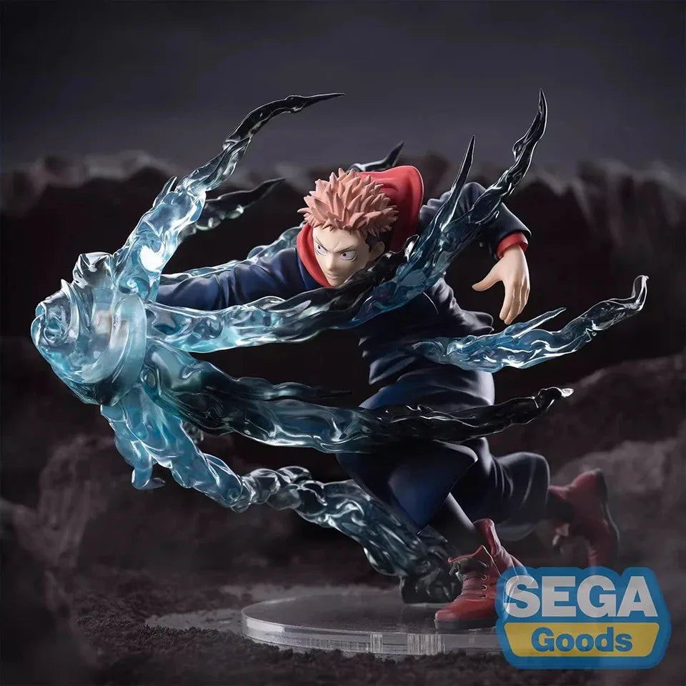 19cm Figurine originale Genuine SEGA Jujutsu Kaisen | Figurine en PVC représentant Yuji Itadori en pleine action. Un modèle idéal pour les collectionneurs et les fans d'anime, parfait comme cadeau ou décoration