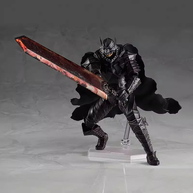 16cm Figurine Berserk Figma 410 | Figurine PVC articulée de Guts en armure Berserker. Un incontournable pour les fans de Berserk. Idéal comme cadeau ou pièce de collection unique