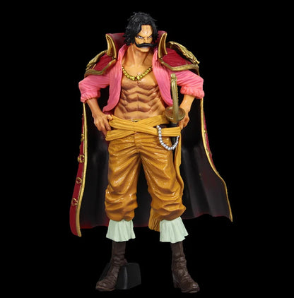 23cm Figurine One Piece | Figurine Gol D. Roger de One Piece, de la série GK Haute Qualité. Modèle de décoration de bureau, cette statue en PVC est un excellent objet de collection et un cadeau parfait pour les fans de l’univers de One Piece