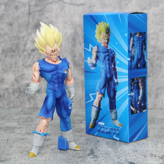 Figura Dragon Ball 20cm | Majin Vegeta Super Saiyajin. ¡Agrega esta pieza icónica a tu colección o regálala a un entusiasta de Dragon Ball! 