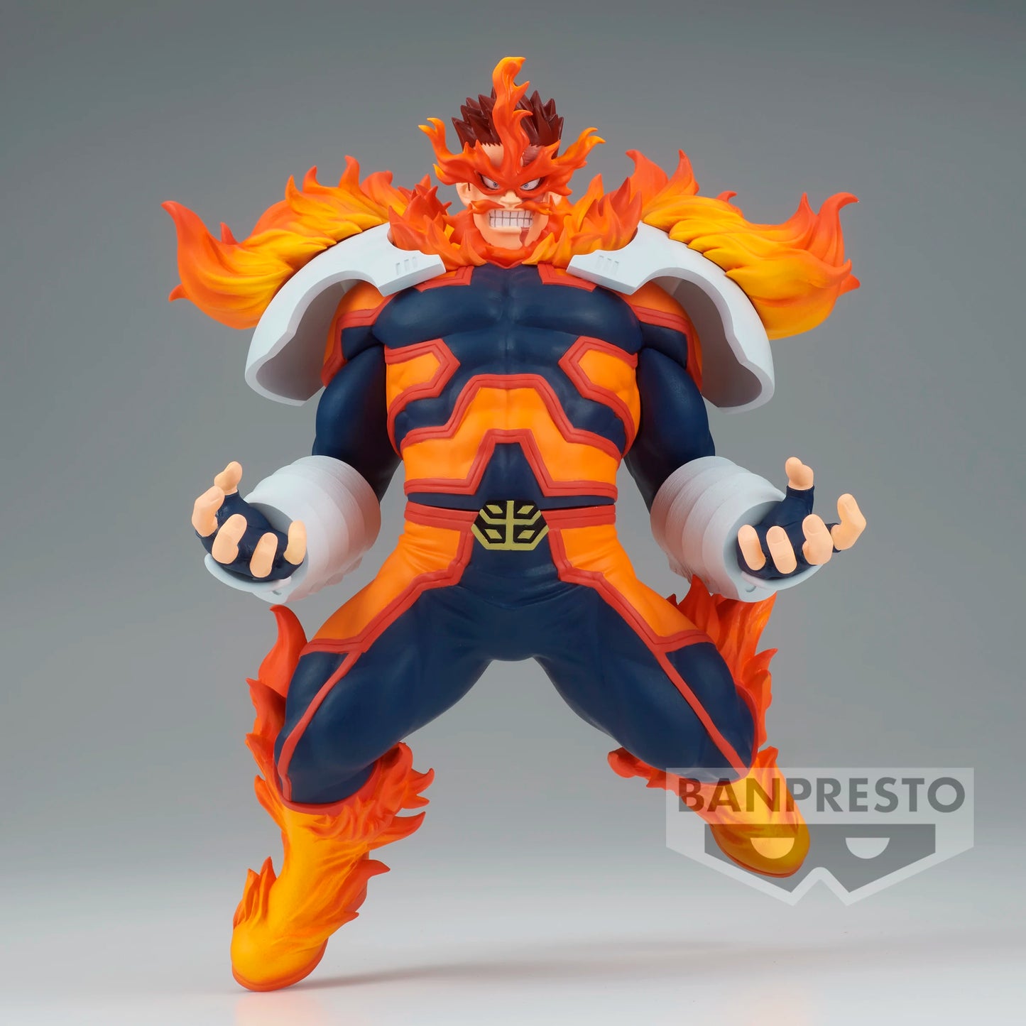 17cm Figurine originale Bandai My Hero Academia | Figurine de la série THE AMAZING HEROES PLUS, mettant en scène Endeavor. Un modèle incontournable pour les collectionneurs et fans de l’anime