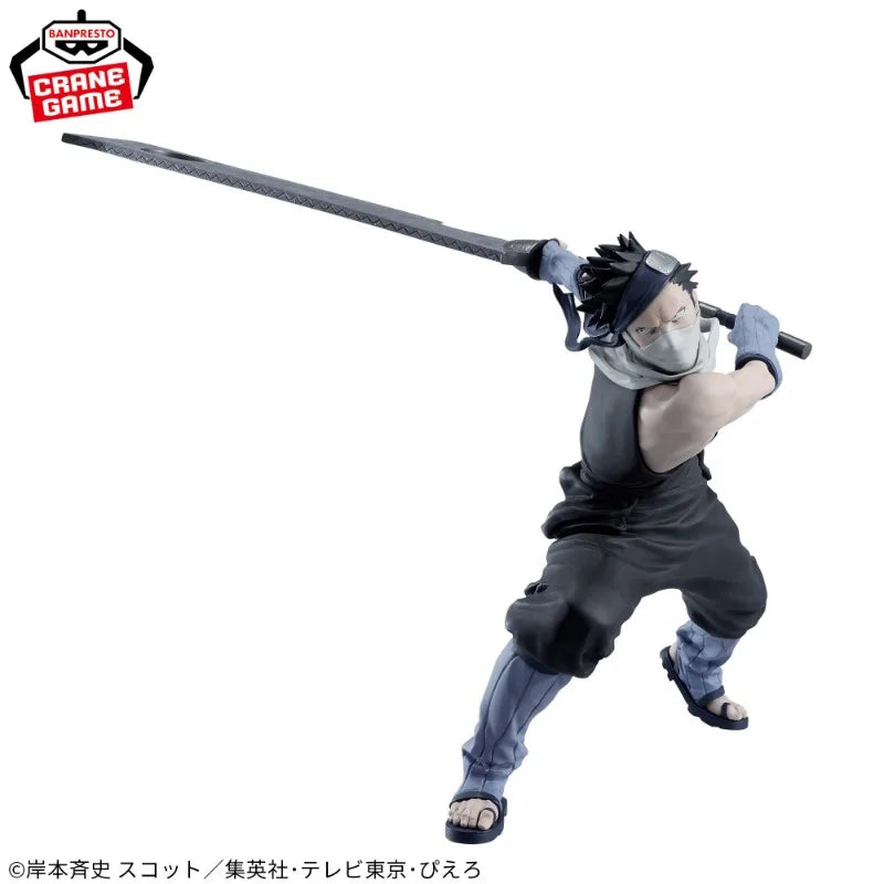 13cm Figurine BANDAI BANPRESTO (édition VIBRATION STARS) NARUTO | Figurine en PVC de Momochi Zabuza, modèle de collection idéal pour les fans de Naruto