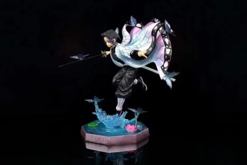 Figurines Demon Slayer | Figurines représentant Zenitsu, Kanroji, Akaza, Shinobu, Muichiro,  Kyojuro et Kokushibo. Parfaites pour décorer un bureau ou une étagère, ces figurines détaillées sont idéales pour les fans de Demon Slayer