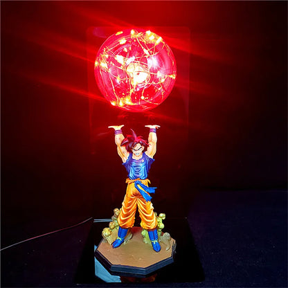 Bola de Dragón | Goku, Gogeta y Broly, con función de iluminación LED. Perfecto para la decoración de la habitación y añade un toque único a tu colección. Una gran elección para los fans de Dragon Ball Z 