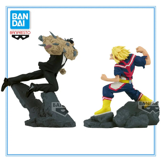 11cm Figurines My Hero Academia | Revisitez le combat légendaire entre All Might et All For One avec ces figurines en PVC. Un duo d'action parfait pour les fans de Boku no Hero Academia et les collectionneurs d'anime