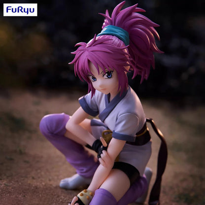 Figura original FuRyu Noodle Stopper de 10 cm - Hunter x Hunter | Figura de Machi Komacine perfecta como regalo para amantes y coleccionistas del anime.