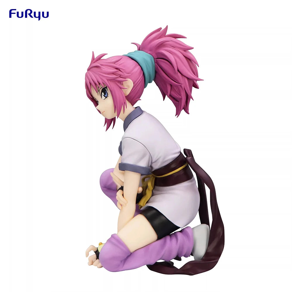 Figura original FuRyu Noodle Stopper de 10 cm - Hunter x Hunter | Figura de Machi Komacine perfecta como regalo para amantes y coleccionistas del anime.