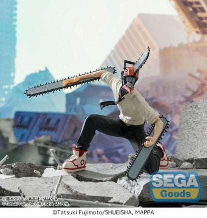 14-15cm Figurine Originale SEGA PM Chokonose Chainsaw Man | Modèles en PVC représentant Power, Denji et Hayakawa Aki. Parfaites comme cadeaux, décorations de bureau ou objets de collection pour les fans de l'anime Chainsaw Man