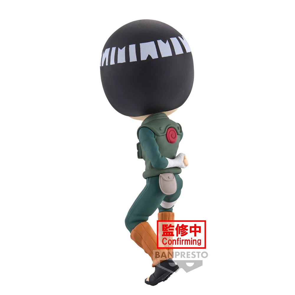 14cm Bandai Banpresto Q Posket | Figurine d'action kawaii de Rock Lee, modèle de collection. Idéale comme décoration de bureau ou cadeau pour enfants et fans d'anime