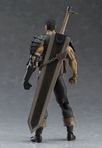 17cm Figurine BANDAI Berserk | Figurine de Guts en version Black Swordsman avec des pièces interchangeables. Modèle en PVC idéal pour les fans et les collectionneurs de Berserk