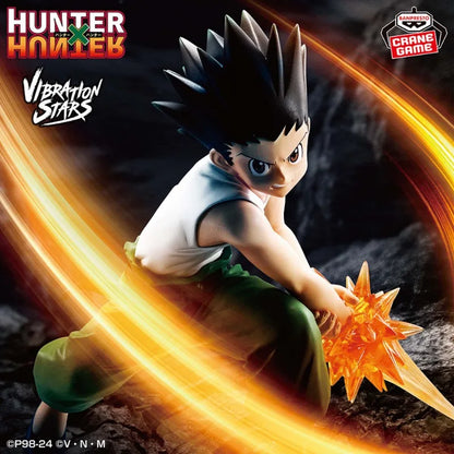 12cm Figurine Bandai Banpresto (édition vibration stars) Hunter x Hunter | Figurine détaillée en PVC de Gon Freecss en pleine action. Parfaite comme cadeau pour les collectionneurs et fans de Hunter x Hunter