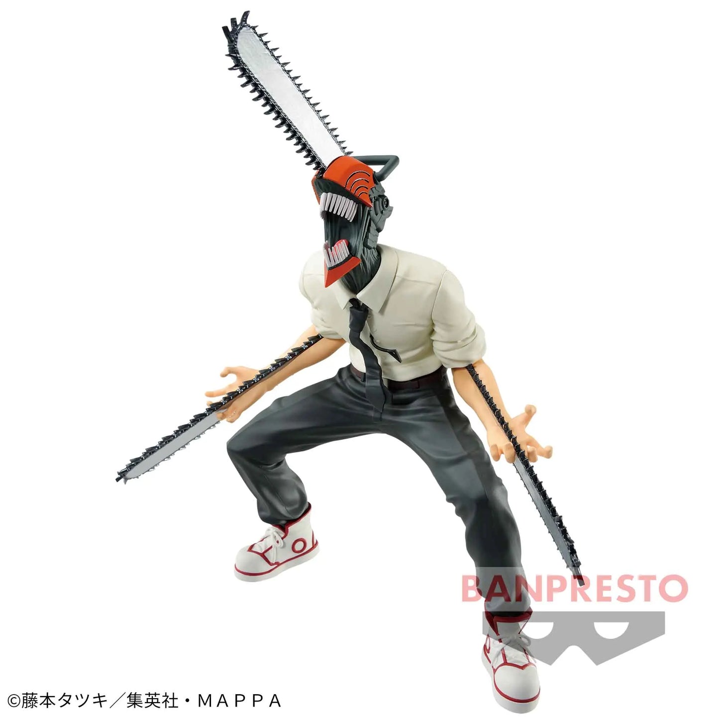 14-17cm Figurines originales Bandai Banpresto (édition Vibration Stars) Chainsaw Man | Figurines d'action en PVC de Denji et Power, modèles collectables inspirés de l'anime Chainsaw Man. Parfaites pour les fans et comme cadeau pour les collectionneurs