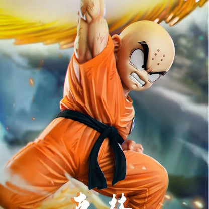 Figura Dragon Ball 20cm | Figura de acción de Krillin ideal para decoración del hogar o como regalo de cumpleaños. ¡Imprescindible para los fans de Dragon Ball! 