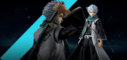 Figura BANDAI de edición limitada Original SHFiguarts Bleach Thousand-Year Blood War | Echa un vistazo a la figura de acción de Toshiro Hitsugaya. Esta figura captura los detalles del Capitán Hitsugaya en su forma definitiva. 