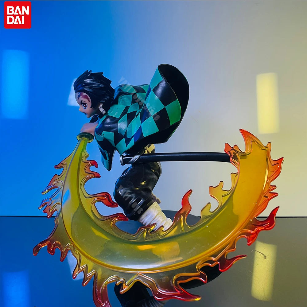 Figurines Demon Slayer | Figurines de Tanjiro, Zenitsu et Rengoku, inspirée de l’anime Demon Slayer. Idéale pour la collection, cette figurine détaillée est un excellent choix de cadeau pour les fans de Kimetsu no Yaiba !