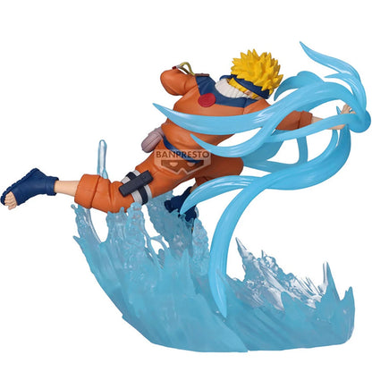 12cm Figurine Bandai Banpresto Combination Battle edition | Figurines originales d'action de Sasuke Uchiha et Naruto Uzumaki en plein combat. Modèles décoratifs parfaits pour les fans et les enfants