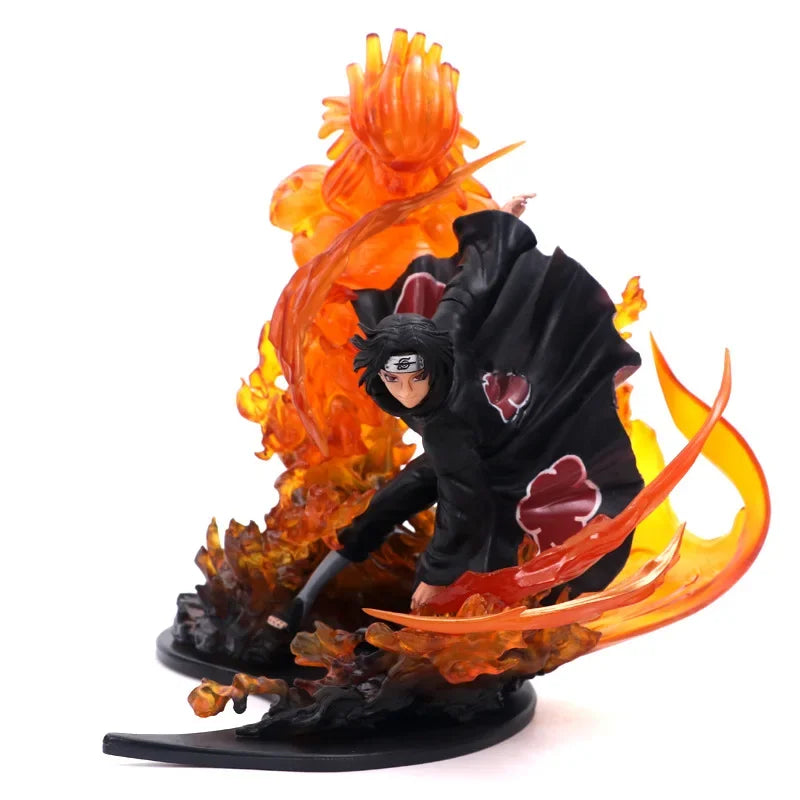 Figurine d'action en Duo Sasuke vs Itachi mode Susanô Modèle de collection, décoration d'intérieur unique, parfait comme cadeau pour les fans d'anime