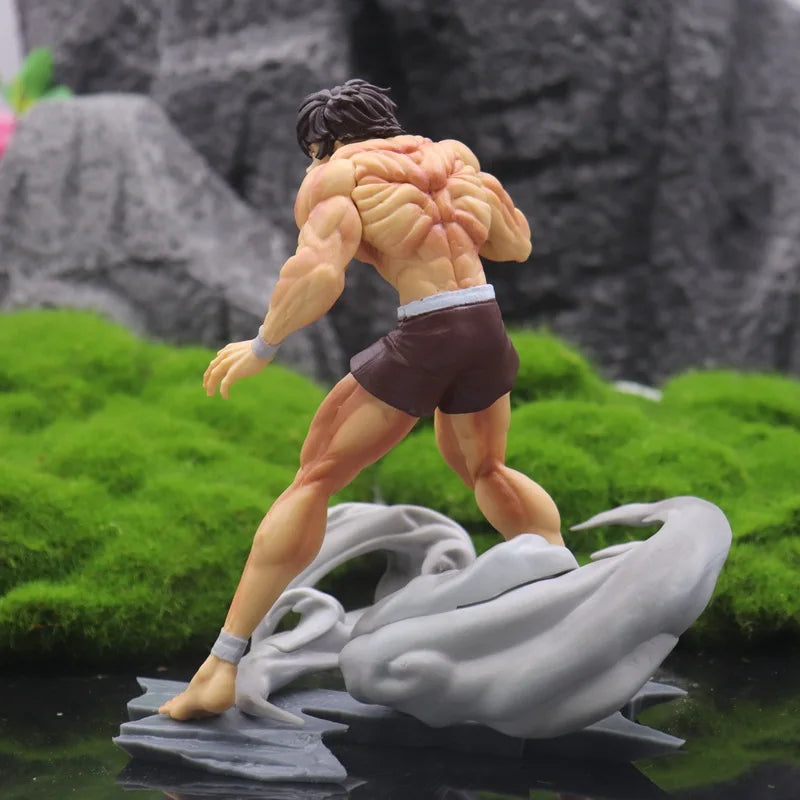 17cm Figurine Hanma Baki - Muscle Fighting  | Figurine d'action inspirée de Hanma Baki. Parfaite pour les fans d'anime et les collectionneurs