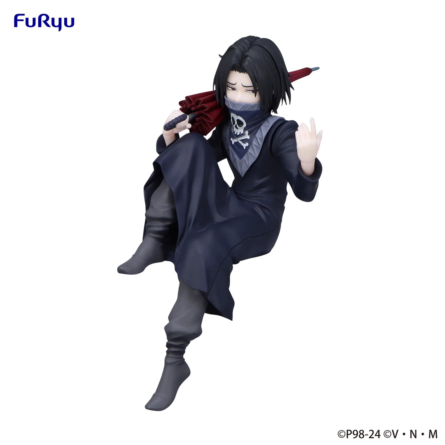 10cm Figurine originale FuRyu Hunter x Hunter | Figurine officielle Noodle Stopper de Feitan, parfaite pour décorer votre bureau ou offrir en cadeau aux fans de Hunter x Hunter !