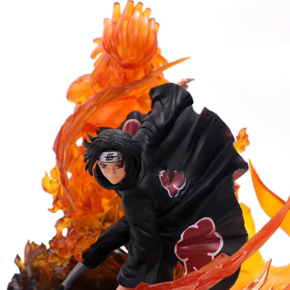 Figurine d'action en Duo Sasuke vs Itachi mode Susanô Modèle de collection, décoration d'intérieur unique, parfait comme cadeau pour les fans d'anime