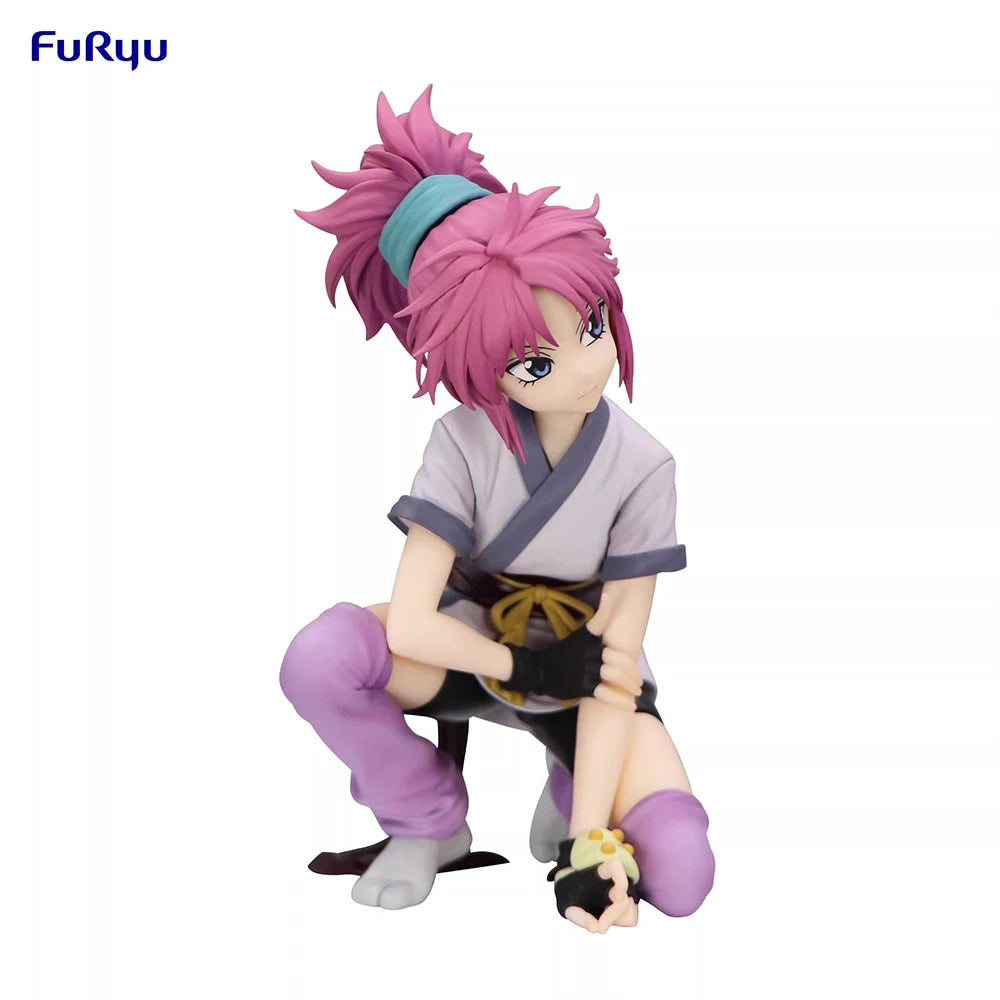 Figura original FuRyu Noodle Stopper de 10 cm - Hunter x Hunter | Figura de Machi Komacine perfecta como regalo para amantes y coleccionistas del anime.