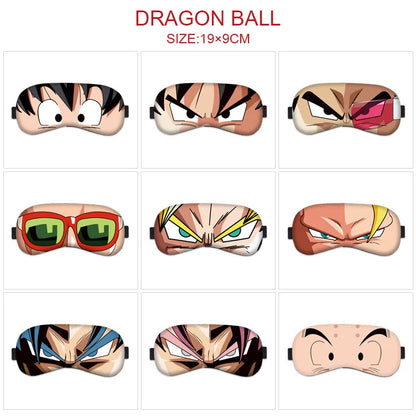 Masque de sommeil Dragon Ball, un bandeau doux et créatif pour les yeux. Idéal pour les siestes et pour protéger vos yeux, parfait pour les fans d'anime !