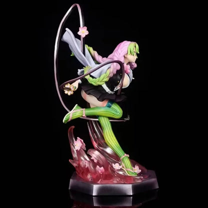 Figurines Demon Slayer | Figurines représentant Zenitsu, Kanroji, Akaza, Shinobu, Muichiro,  Kyojuro et Kokushibo. Parfaites pour décorer un bureau ou une étagère, ces figurines détaillées sont idéales pour les fans de Demon Slayer