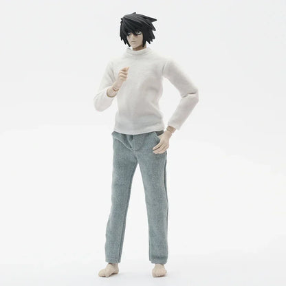 31cm Figurines Death Note | Figurines détaillées de L et Light Yagami en vêtements réalistes, idéale pour les collectionneurs et les fans de Death Note. Parfaite pour la décoration ou comme cadeau