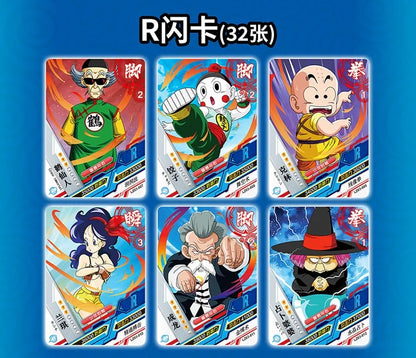 Boîtes de Cartes de Collection Dragon Ball avec Goku, Vegeta et les Saiyans. Cartes brillantes idéal pour les batailles. Un cadeau idéal pour les enfants et les fans de l'anime !