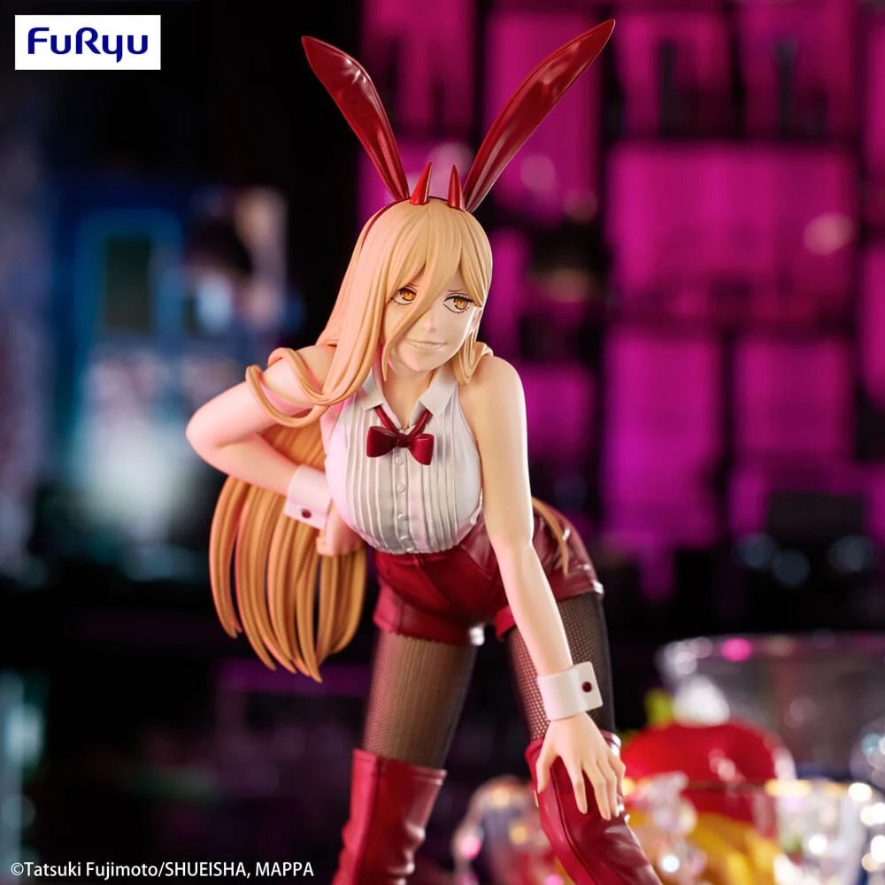 25cm Figurine d'action FuRyu (édition BiCute Bunnies) Chainsaw Man | Modèle de collection en boîte de Power en tenue cute bunny, parfaite comme cadeau ou objet décoratif pour les fans de l'anime