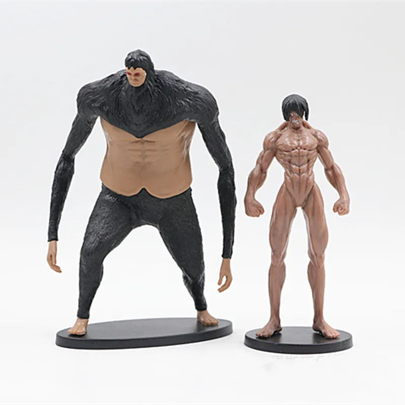 Figurines Attack on Titan | Ensemble de 10 figurines d'action Attack on Titan. Parfait pour les enfants et les collectionneurs, ces figurines sont idéales comme jouets ou cadeaux pour les fans de l'anime