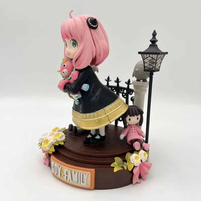 Figura ESPÍA×FAMILIAR de 20cm | Figura que representa a Anya Forger con 2 caras intercambiables, modelo coleccionable Kawaii para fans del anime 