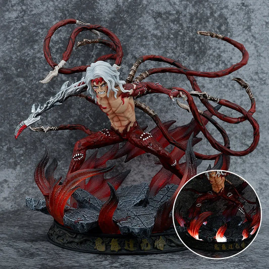 30cm Figurine Demon Slayer | Kibutsuji Muzan version de combat, avec effets lumineux. Cette figurine du Roi des Démons est un ajout impressionnant pour toute collection ou un cadeau unique pour les les fans de Demon Slayer