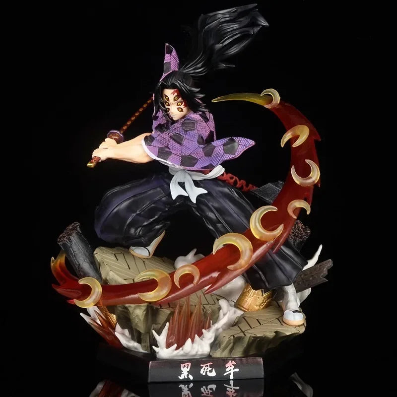 Figurines Demon Slayer | Figurines représentant Zenitsu, Kanroji, Akaza, Shinobu, Muichiro,  Kyojuro et Kokushibo. Parfaites pour décorer un bureau ou une étagère, ces figurines détaillées sont idéales pour les fans de Demon Slayer