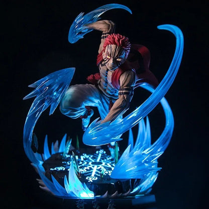 Figurines Demon Slayer | Figurines représentant Zenitsu, Kanroji, Akaza, Shinobu, Muichiro,  Kyojuro et Kokushibo. Parfaites pour décorer un bureau ou une étagère, ces figurines détaillées sont idéales pour les fans de Demon Slayer