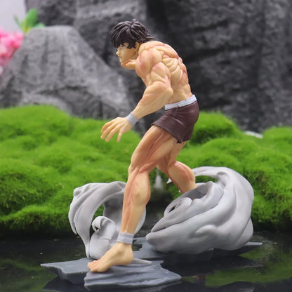 17cm Figurine Hanma Baki - Muscle Fighting  | Figurine d'action inspirée de Hanma Baki. Parfaite pour les fans d'anime et les collectionneurs