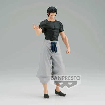 17cm Figruine BANPRESTO Jujutsu Kaisen | Figurine PVC de Toji Fushiguro en pleine action. Modèle idéal pour les collectionneurs et les fans