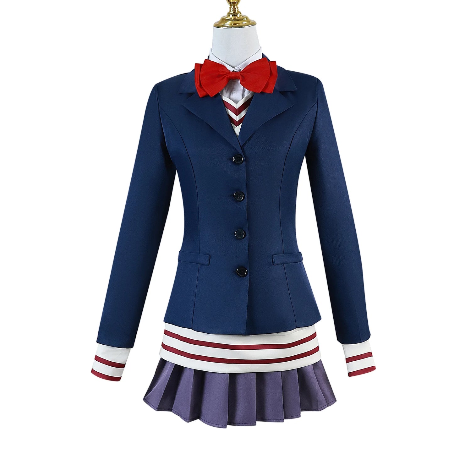 Get the authentic Dan Da Dan style with these cosplay uniforms inspired by Aira Shiratori and Okarun's outfits. Perfect for conventions, photoshoots, or cosplay events.