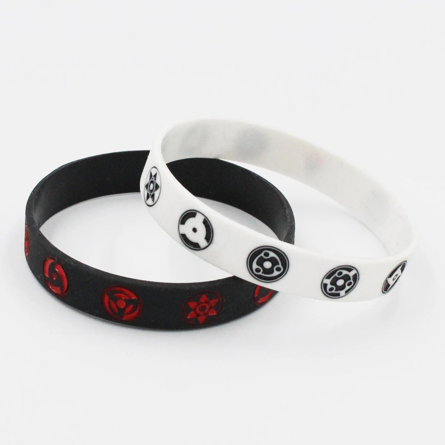 Bracelet en silicone Naruto avec embnlème Uchiha et Sharingan, accessoire tendance, idéal comme cadeau