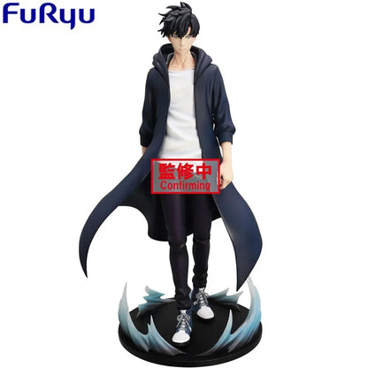 Figura Furyu de 21 cm nivelación individual | Figura de acción original en PVC de Sung Jin-woo, inspirada en el anime Solo Leveling. Perfecto para coleccionistas y como regalo.