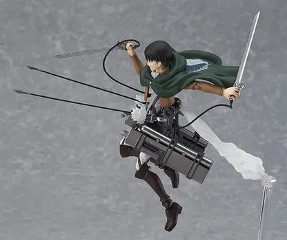 19cm Figurines d'action Attack on Titan | Figurines d'Eren Jaeger, Mikasa Ackerman et Levi Ackerman de Attack on Titan, parfaites pour la collection et comme cadeau pour les fans de la série