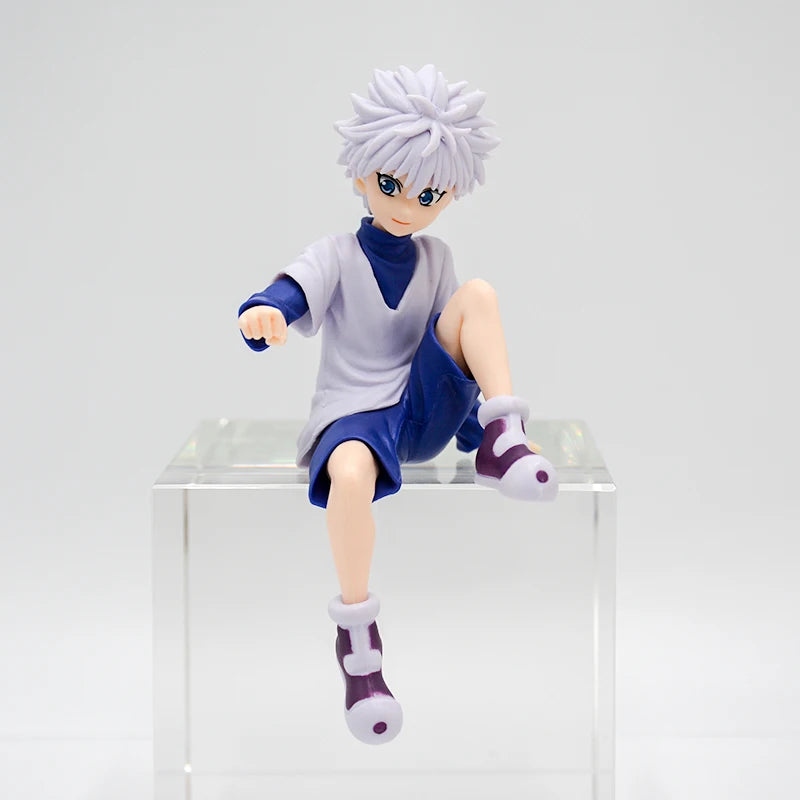 13cm Lot de deux figurines Hunter X Hunter | Gon Freecss et Killua Zoldyck, parfait pour les fans et collectionneurs d’anime