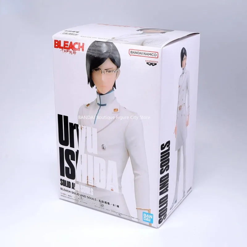 27cm Figurine Originale Bandai BANPRESTO BLEACH | Figurine de collection authentique représentant Ishida Uryu. Cette pièce officielle en PVC capture les détails et le charisme du personnage, parfait pour les amateurs et collectionneurs de la série