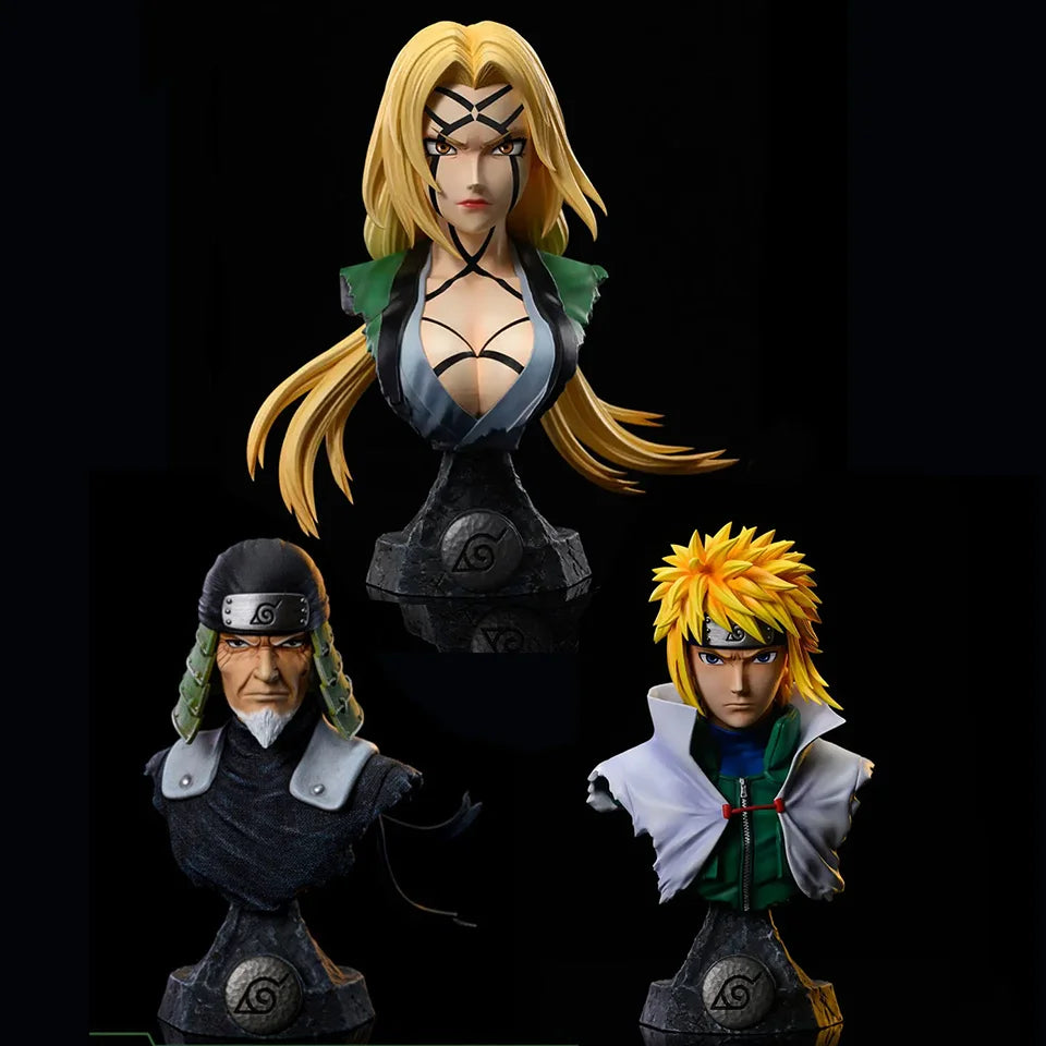 10*14cm Buste de Figurine Naruto | Personnages NARUTO : Modèle collectible parfait pour la décoration d'intérieur. Une belle addition à toute collection