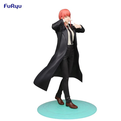 21cm Figurine originale FuRyu Chainsaw Man | Modèle d'action en PVC original de Makima, idéal pour les collectionneurs et comme cadeau pour enfants