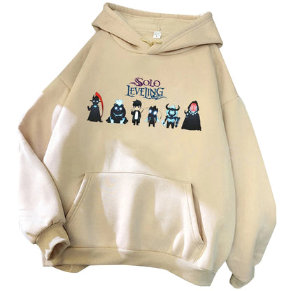 Solo Leveling Hoodie | Harajuku style hoodie inspired by the anime Solo Leveling. Comfortable and fashionable, ideal as a gift for fans