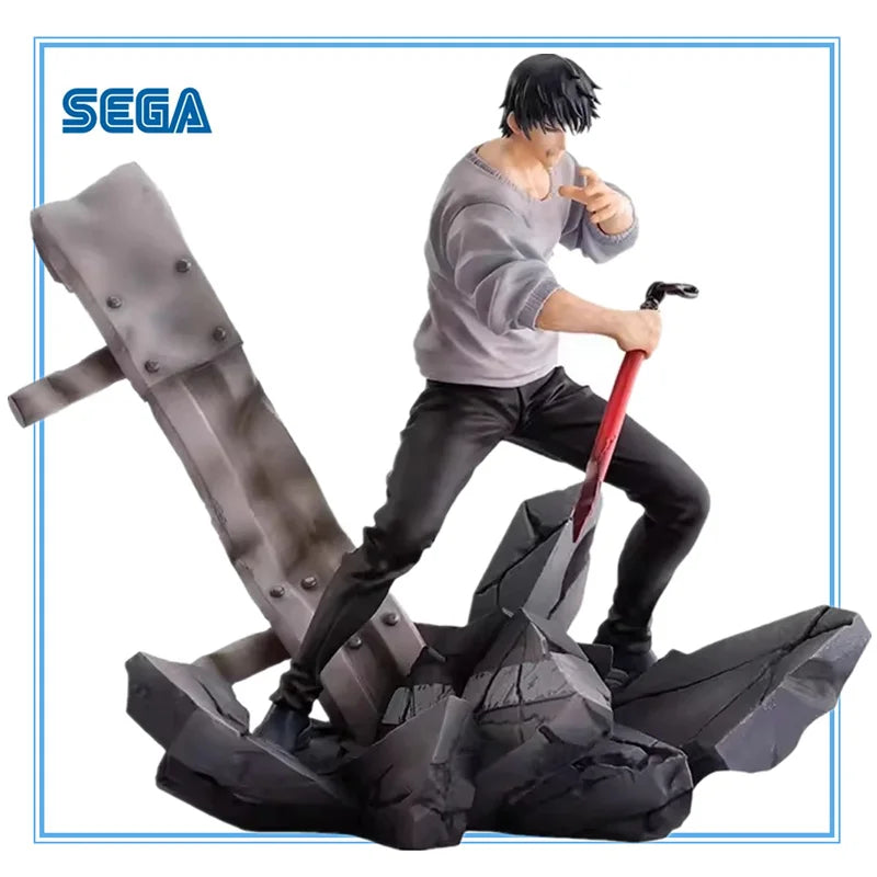 24cm Figurine SEGA Jujutsu Kaisen | Figurine en PVC de Toji Fushiguro en pleine action, un modèle détaillé pour les collectionneurs. Idéal comme cadeau pour les fans de l'anime et les enfants