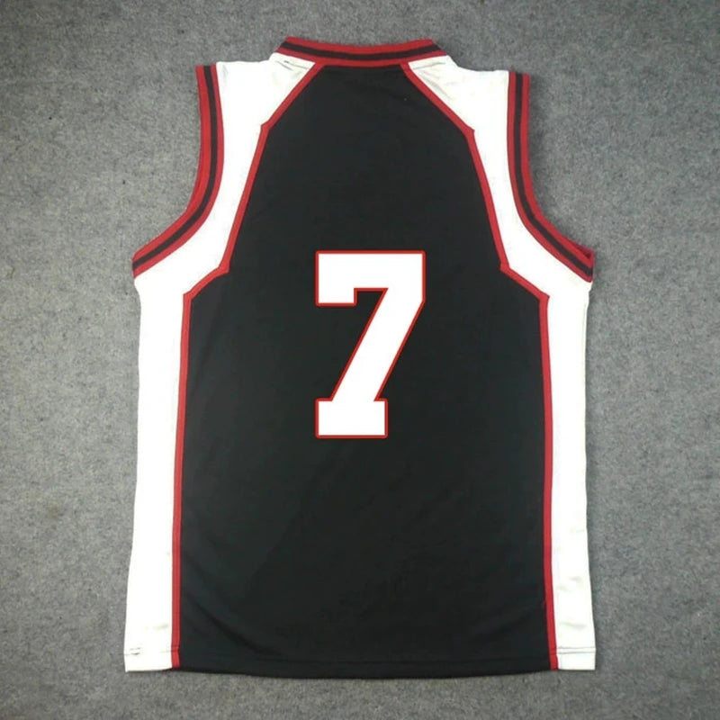 Ensemble Maillot et Short Kuroko no Basket Seirin | Uniforme de basket Seirin inspiré de l'équipe du duo iconique Kuroko Tetsuya (#11) et Kagami Taiga (#10). Ensemble comprenant un t-shirt et un short. Idéal pour le cosplay ou le sport